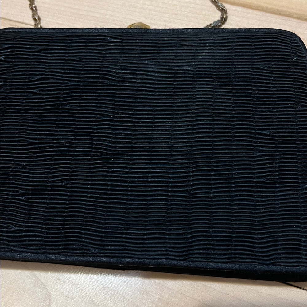 Elegant Vintage Black Evening Crossbody/Clutch - Picture 8 of 17
